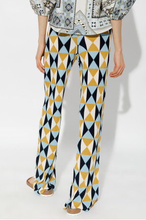 Etro Trousers with geometrical pattern