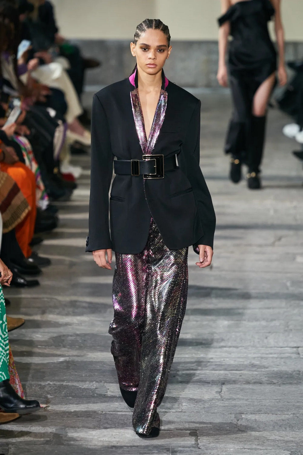 Etro Trousers with appliqués