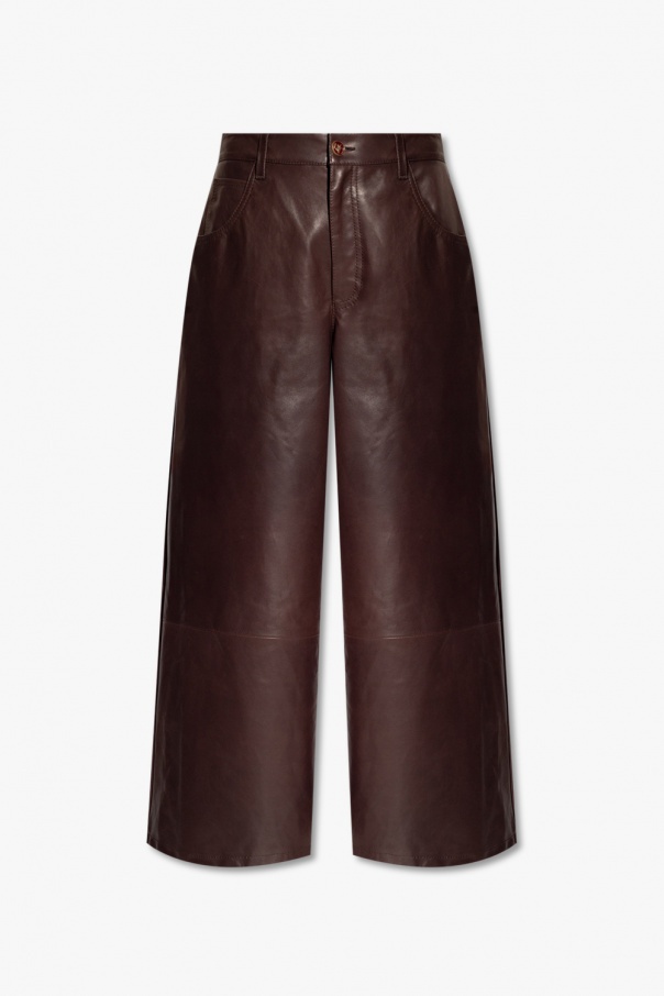 Etro Leather shorts trousers