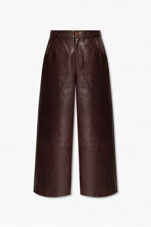 Leather trousers od Etro