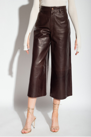 Etro Leather shorts trousers