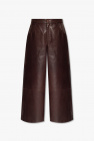 Etro Leather trousers