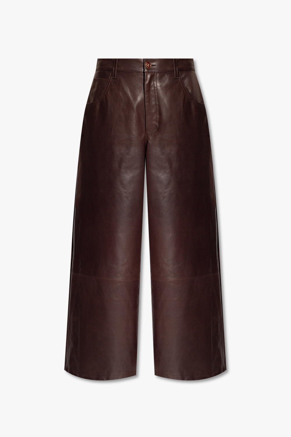 Etro Leather trousers