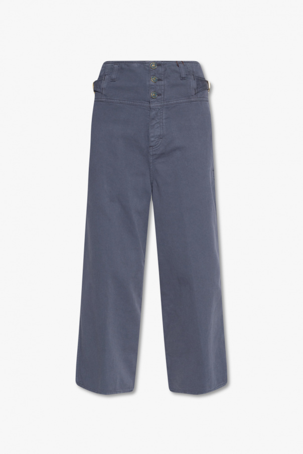 Etro High-waisted mit trousers