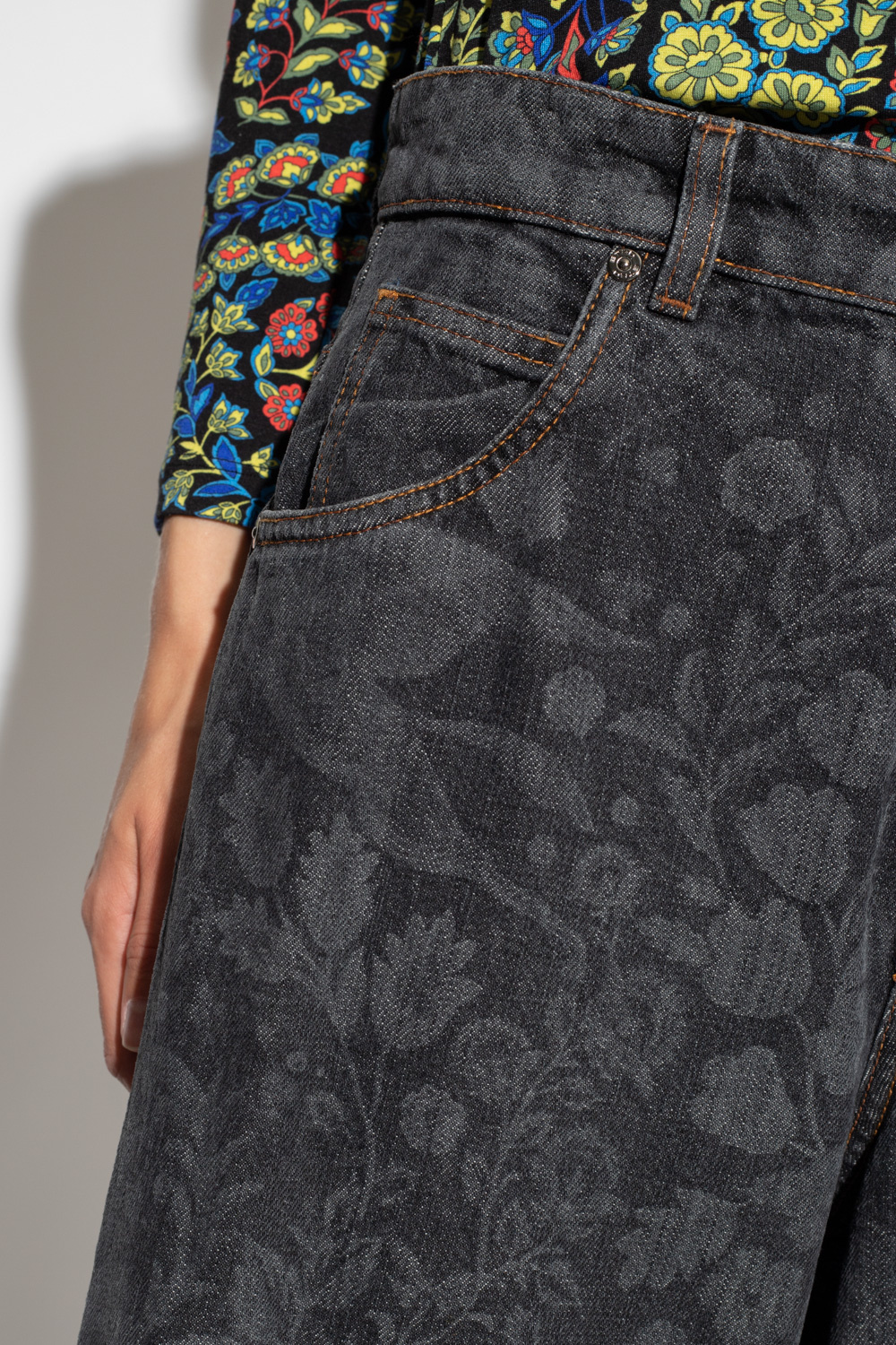 Etro Floral jeans