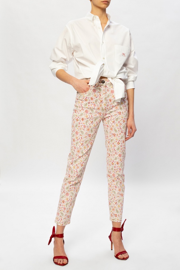 Etro Floral-printed jeans