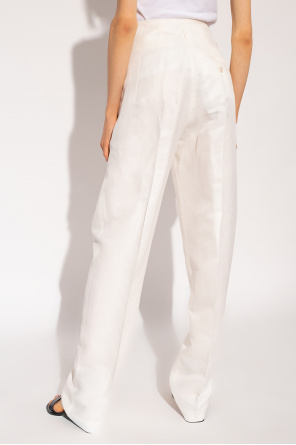 Etro cotton trousers with pleats