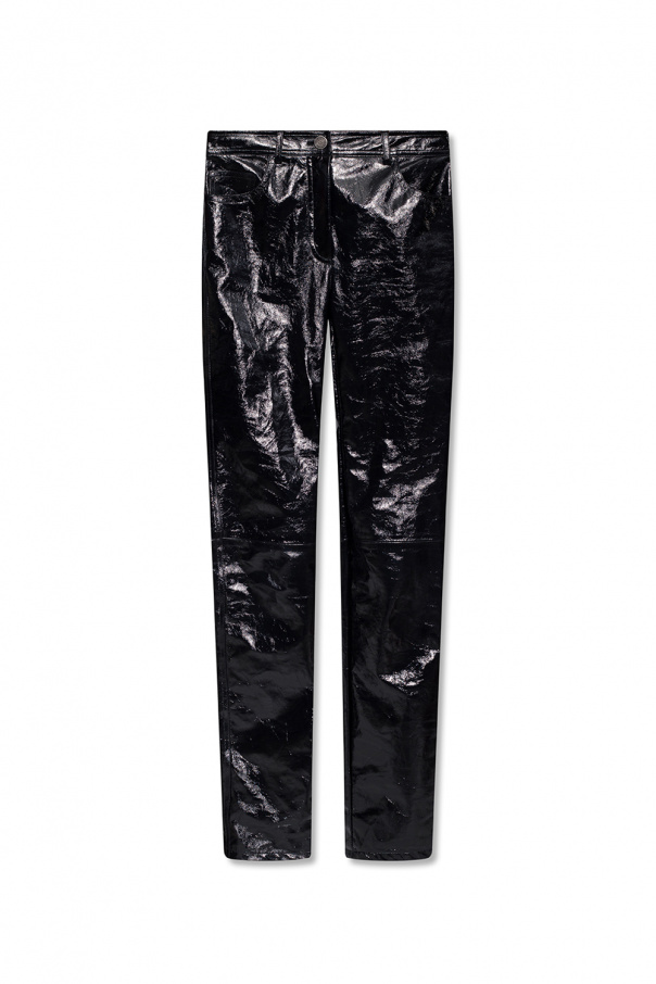 Etro Leather trousers