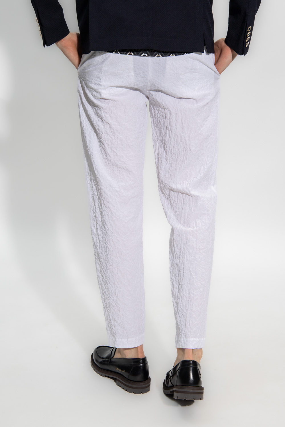 Emporio Armani Textured trousers
