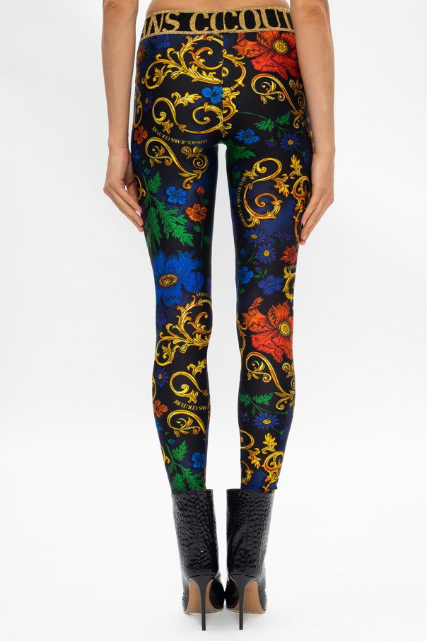 versace paisley leggings