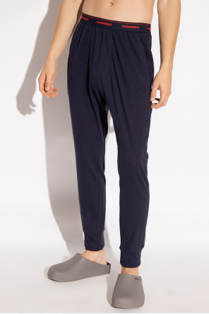Dsquared2 elasticated trousers with logo