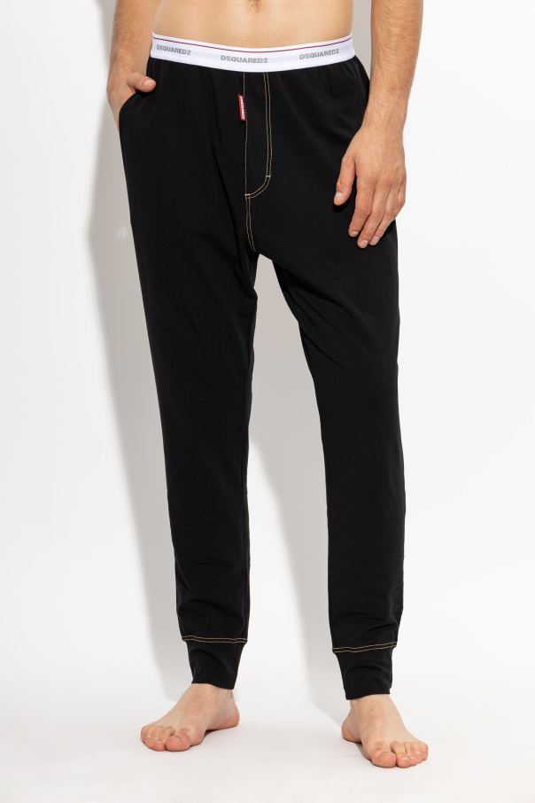 Dsquared2 Bavlnené nohavice z línie `Underwear`