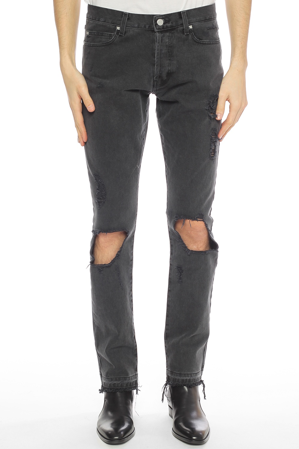 MISBHV: jeans for man - Black  Misbhv jeans 122M302 online at