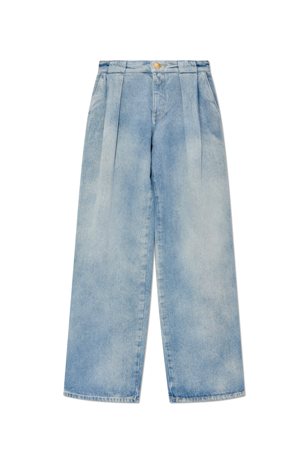 Balmain Wide Leg Jeans