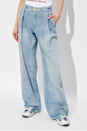 Balmain Wide Leg Jeans