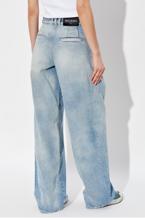 Balmain Wide Leg Jeans