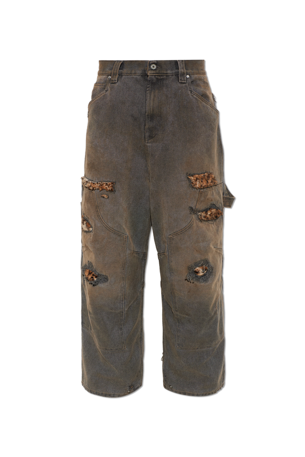 ‘vintage’-effect jeans od PDF