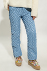 Khrisjoy light blue Quilted ski trousers