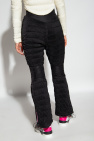 Khrisjoy BLACK Quilted ski trousers