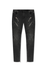 Balmain GREY Jeans with logo
