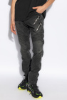 Balmain GREY Jeans with logo