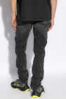 Balmain GREY Jeans with logo