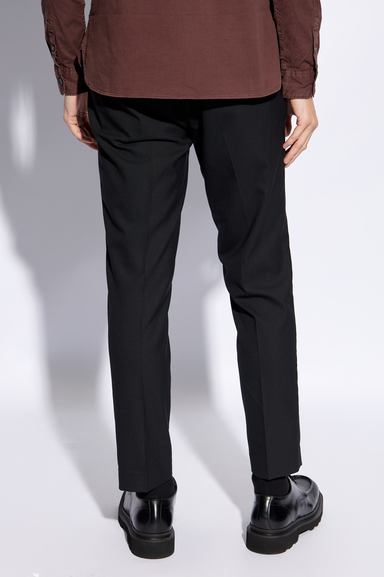 AllSaints ‘Dima’ pleat-front embellished trousers