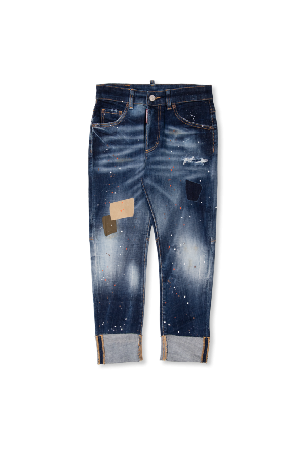 Jeans with vintage effect od Dsquared2 Kids