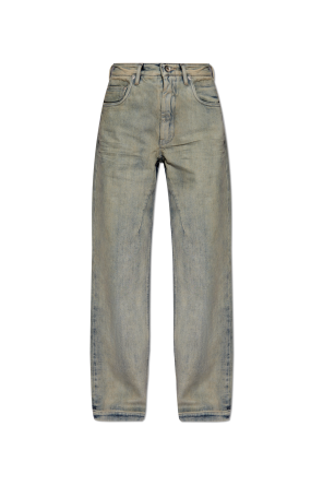 ‘geth’ jeans od Faux Fur Hooded Bomber Jacket