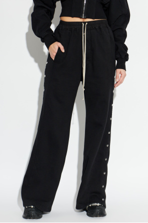 Rick Owens DRKSHDW Spodnie dresowe z szerokimi nogawkami