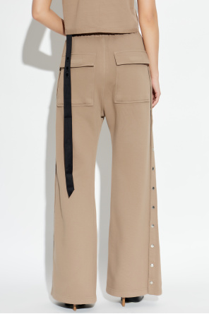 Rick Owens DRKSHDW Spodnie dresowe z szerokimi nogawkami