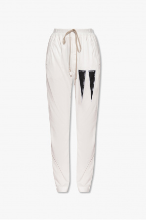 Sweatpants with contrasting patches od Rick Owens DRKSHDW