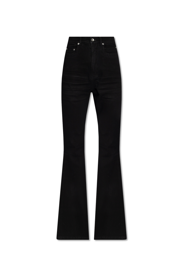 DRKSHDW by Rick Owens Bolans Cropped Pant in Black