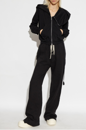 Sweatpants pusher od rior chunky-rib crewneck sweater