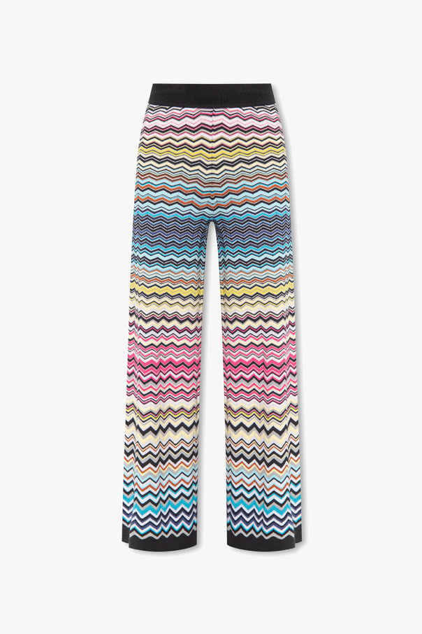 Missoni Trousers calcio with geometric pattern