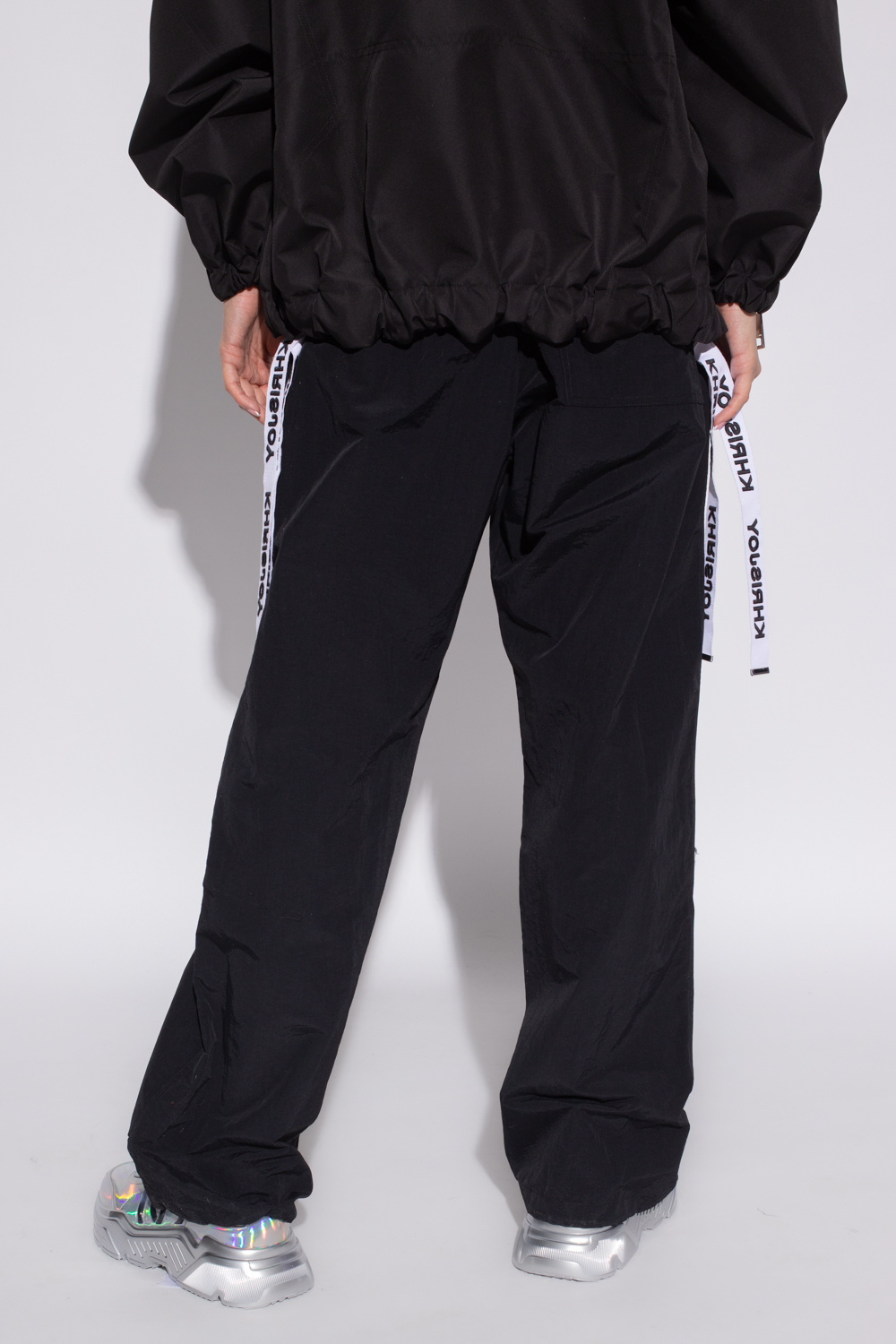 Khrisjoy trousers elevated with logo