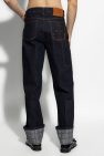 JW Anderson NAVY BLUE Jeans with logo