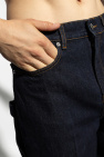 JW Anderson NAVY BLUE Jeans with logo