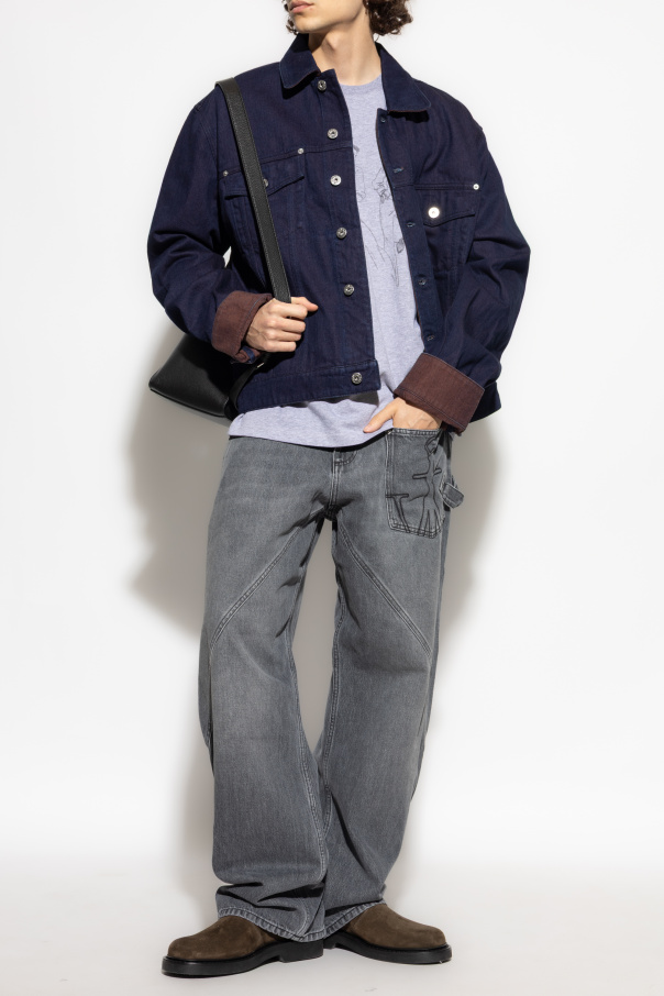 JW Anderson Jeans with embroidered logo