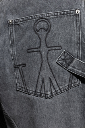 JW Anderson Jeans with embroidered logo