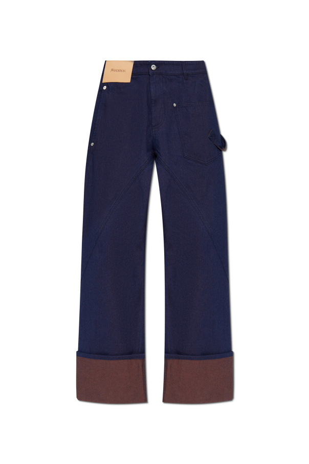 Jeans with rolled-up legs od JW Anderson