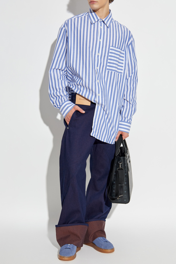 JW Anderson Jeansy z zawijanymi nogawkami