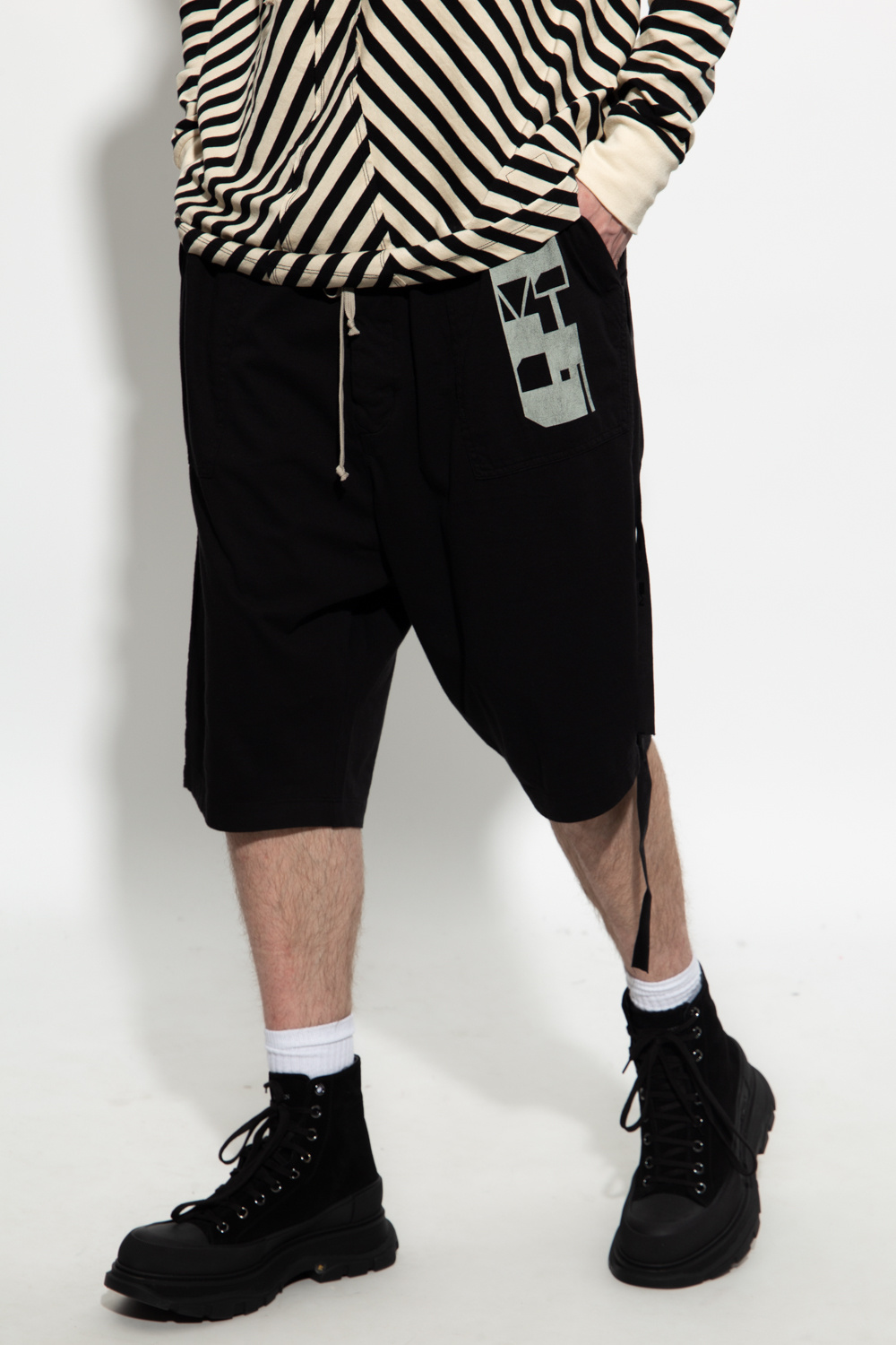 Rick Owens DRKSHDW Printed shorts