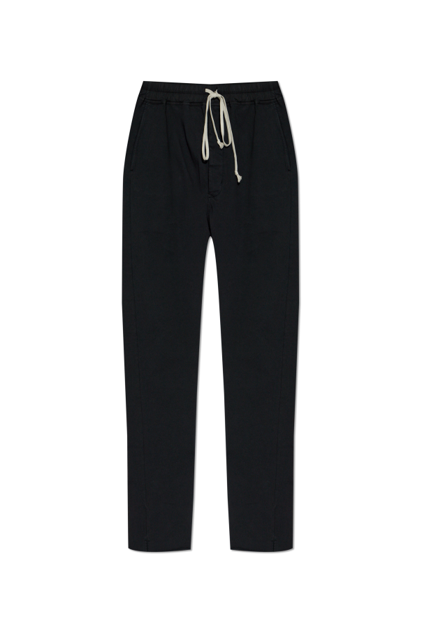 Sweatpants with raw-edged legs od Rick Owens DRKSHDW