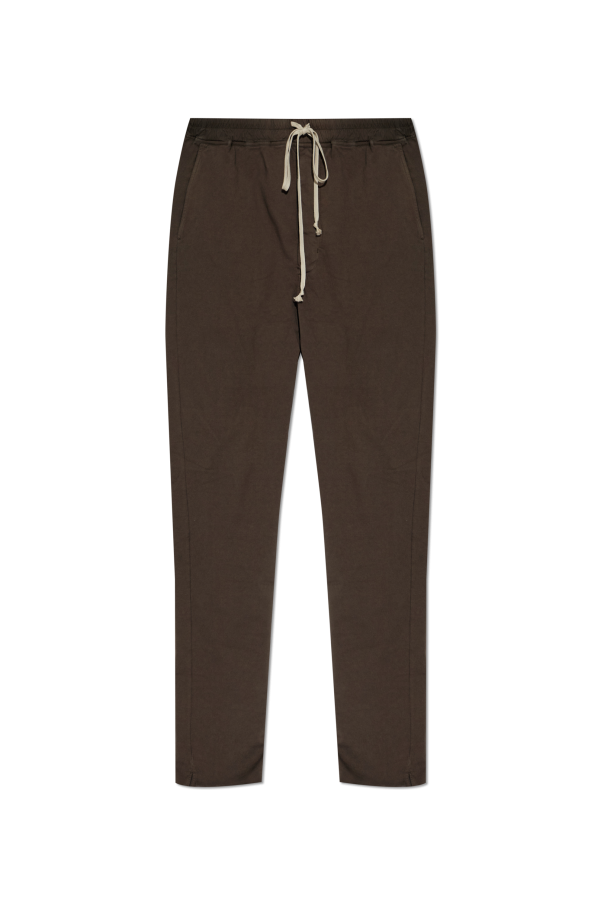 Sweatpants with raw-edge cuffs od Rick Owens DRKSHDW