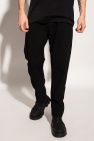 SANDRO stripe-print V-neck midi dress Neutrals Jeans med lige ben til Kvinder R13