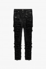 Rick Owens DRKSHDW BLACK Jeans with vintage effect