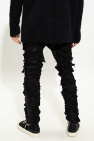 Rick Owens DRKSHDW BLACK Jeans with vintage effect