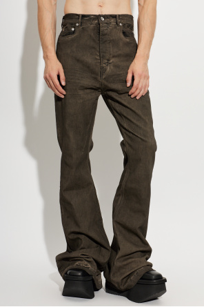 Rick Owens DRKSHDW Jeansy z efektem vintage