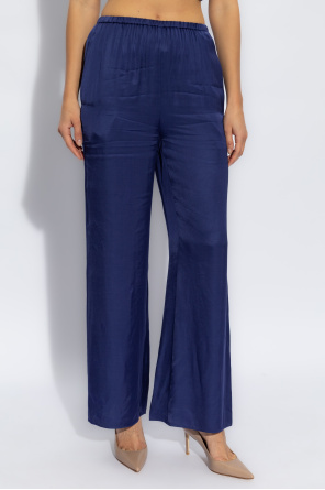 Diane Von Furstenberg Satynowe spodnie ‘Gianna’